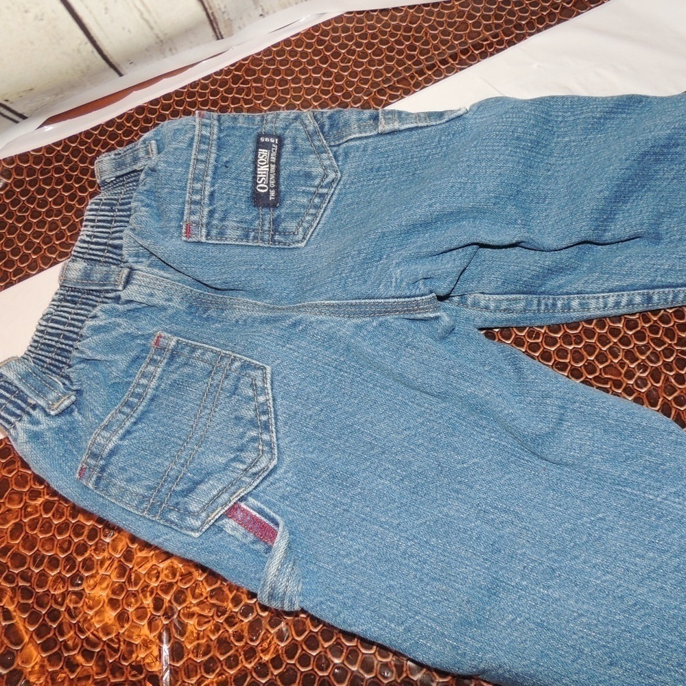Oshkosh flannel lined jeans 6-9M